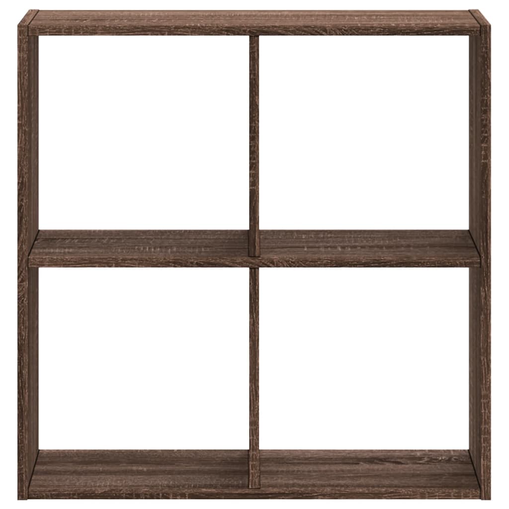 Bibliothèque chêne marron 68,5x32x68,5 cm bois d'ingénierie vidaXL - 5