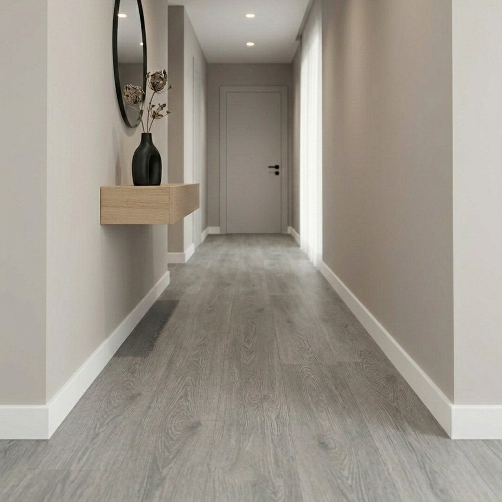 Pack de 10 Rodapiés PVC Blanco 2400x80 mm | ISOVEX - 4