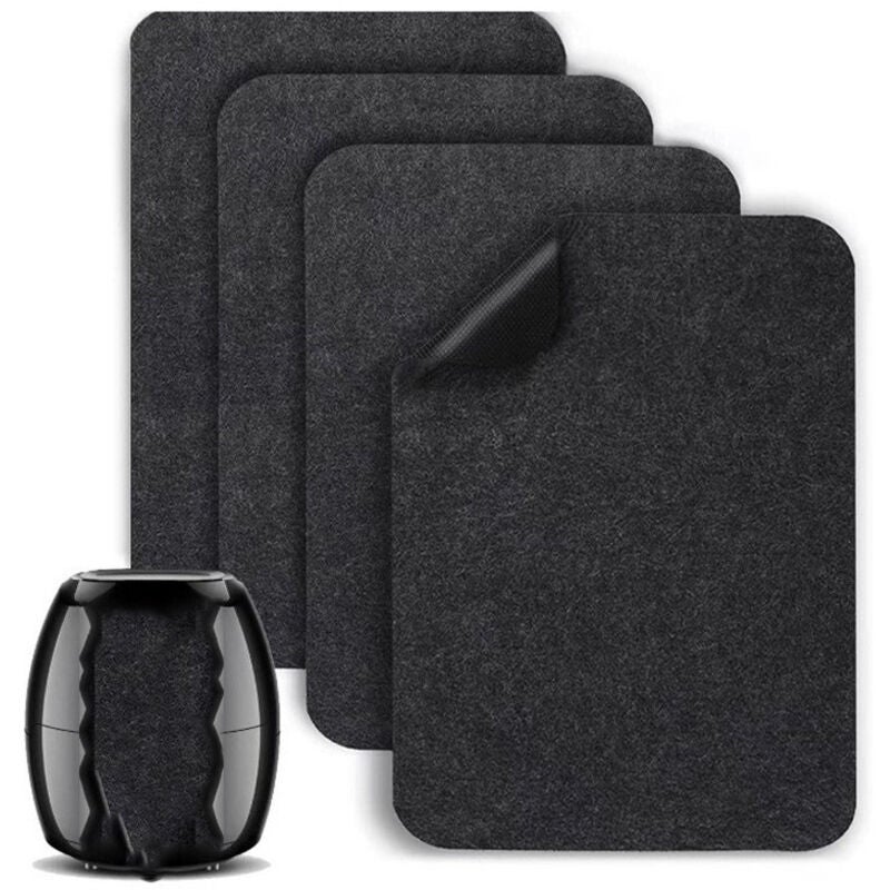 Set de 4 covorașe din silicon rezistente la căldură, pentru friteuză cu aer, blat de lucru 40x30cm, antiderapante, pentru aparate de bucătărie 4buc