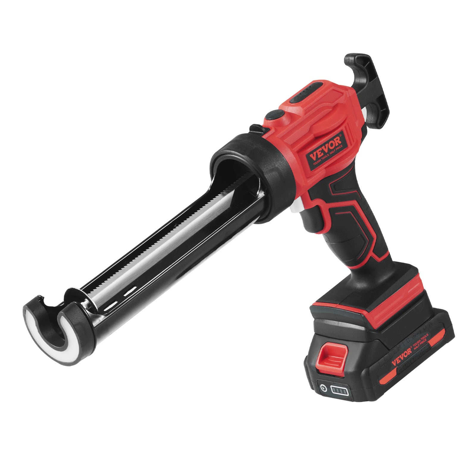 Akumulatorowy pistolet na kartusze, prasa do kartuszy, pistolet silikonowy (20 V, do kartuszy 300 ml, do 270 kg, 4-stopniowa regulacja prędkości VEVOR