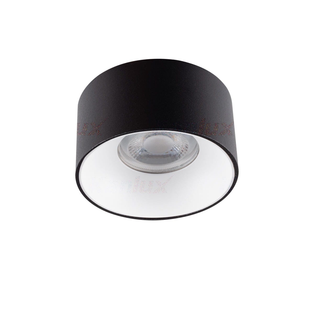 Oprawa sufitowa wpuszczana Mini Riti czarna 1xGU10x25W okrągła IP20 wym: 8,5 x 8,5 cm aluminium Kanlux