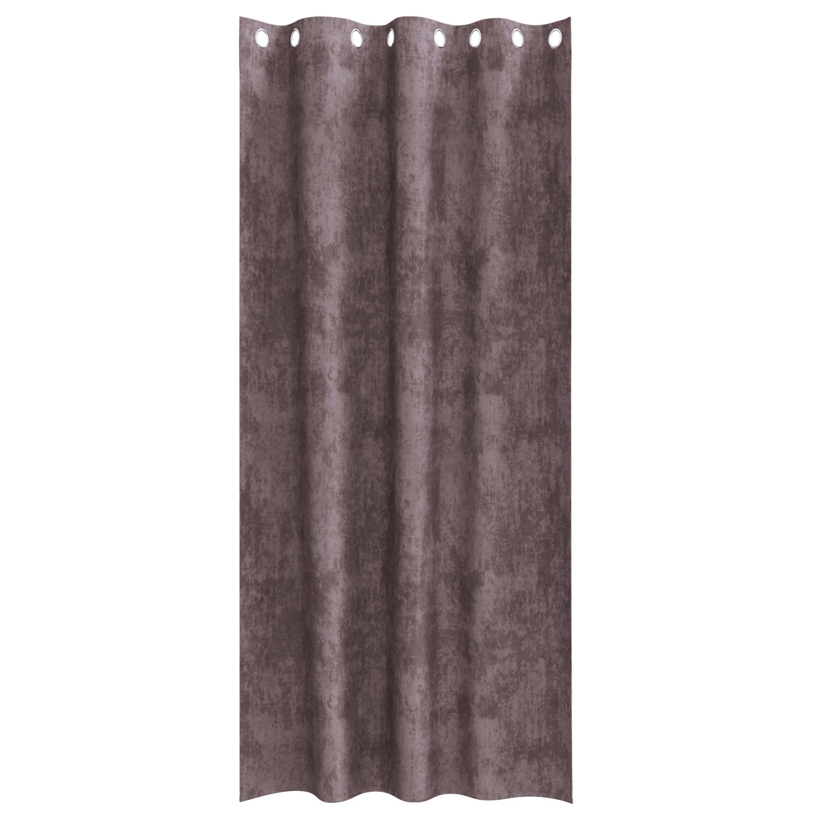 Zasłony z weluru z zasłonami 2 pcs Brązowy 225 x 140 cm Aksamit vidaXL