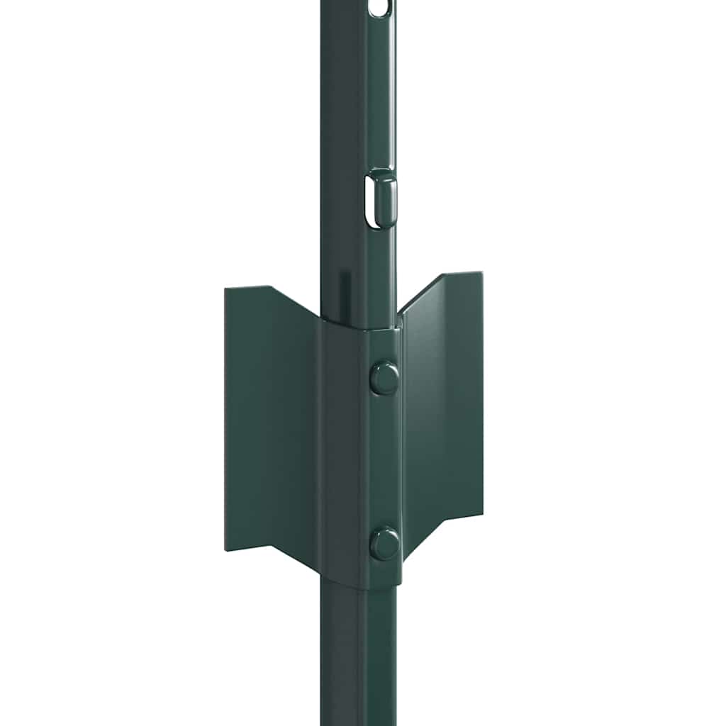 vidaXL Poteau de clôture enchâssé 5 pc Vert 120 cm - 5
