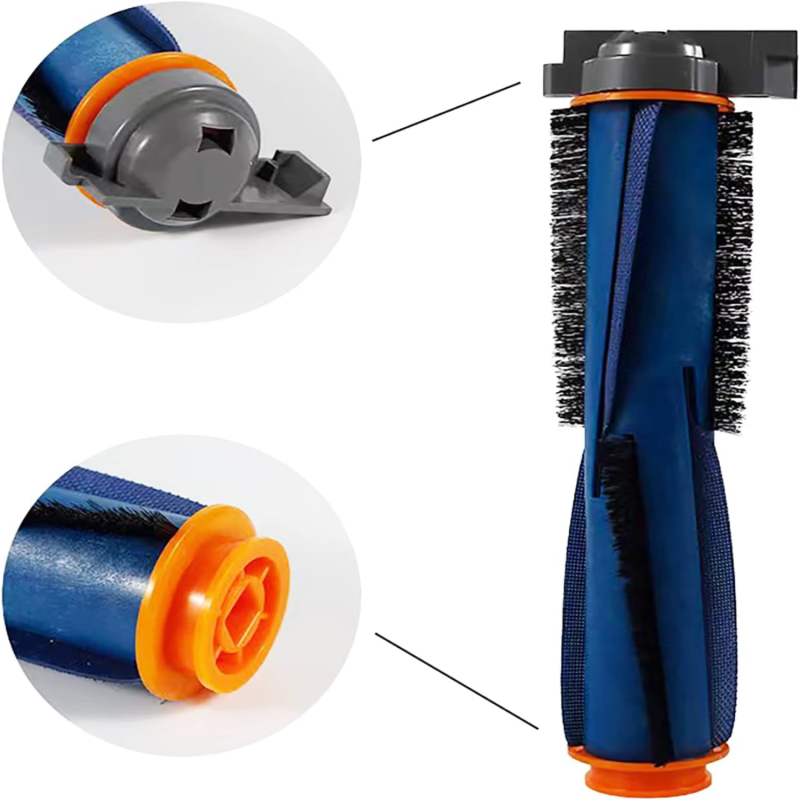 Pack de 2 brosses de remplacement, compatibles avec les aspirateurs robots AI AV2501S, AV2501AE, RV2502AE, RV2520AOUS, AV2510AOUS et RV2410WD - 4
