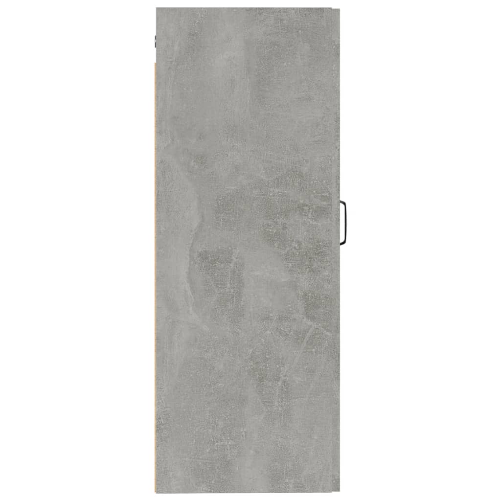 Meuble de rangement | Armoire suspendue Gris béton 35x34x90 cm Bois d'ingénierie326291 - 6