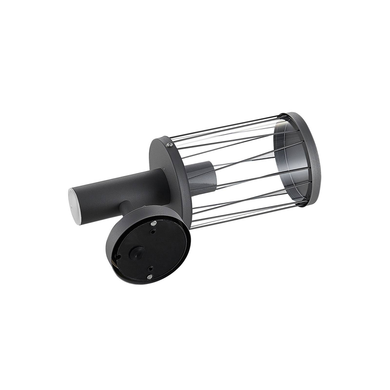 Lucande Aplique LED Exteriores Darina Sensor Movimiento, Lámpara De Pared Para Pared Exterior