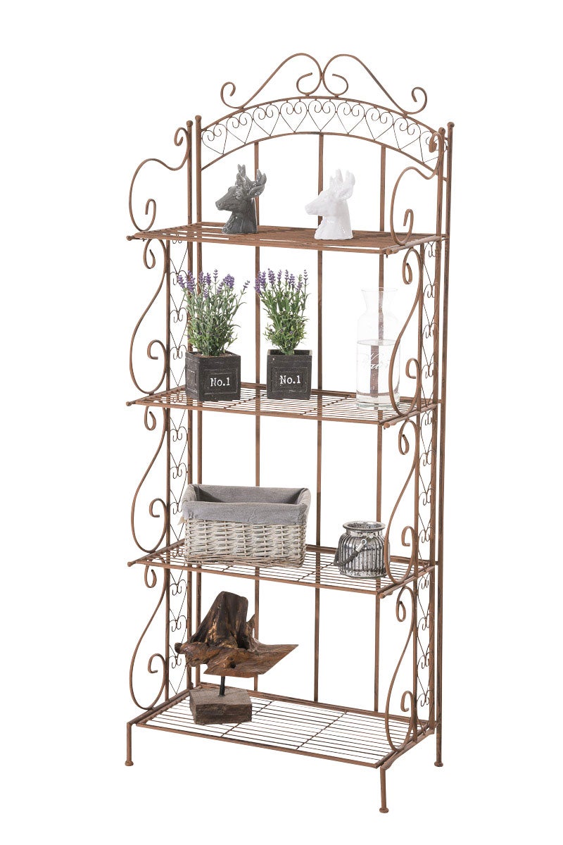 Etagère Antje en fer forgé Marron antique | Leroy Merlin