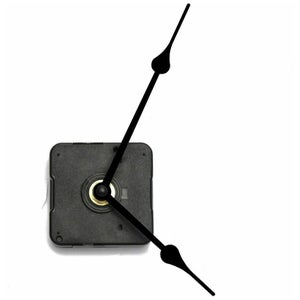 peaceking Mouvement d'Horloge à Quartz Silencieux avec Aiguilles Fluorescentes, Mécanisme à Pile pour Murale - Remplacement Durable Visible la Nuit pour Chambre/Hôtel/Restaurant (1