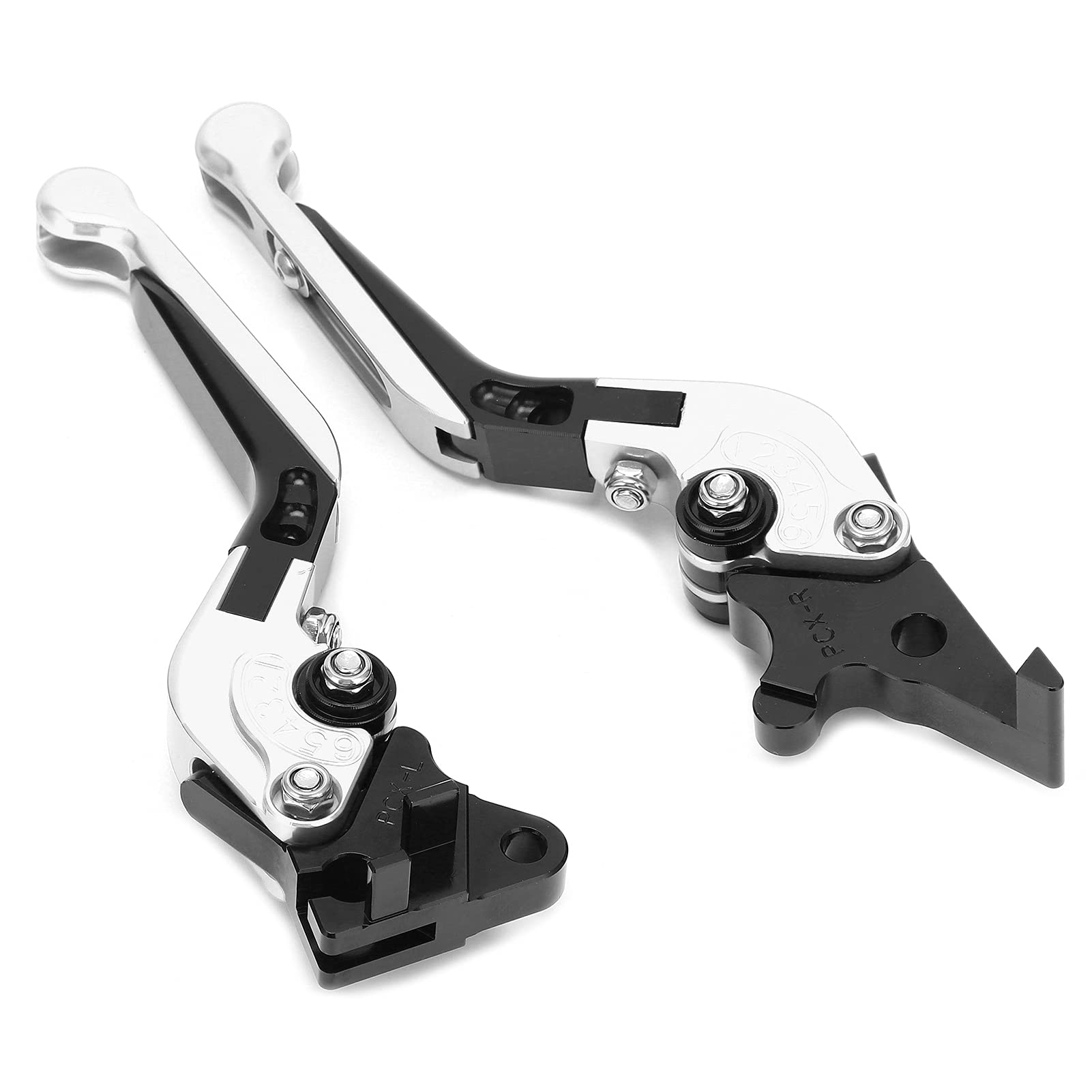 Paire De Leviers De Frein Vélo - Alliage Aluminium, Pour Guidon 7/8, Mini Dirt Bike, VTT Poignées Frein Remplacement VTT Paire De Leviers De Frein Vélo - Alliage Aluminium, Pour Guidon 7/8, Mini Dirt Bike, VTT Poignées Frein Remplacement VTT