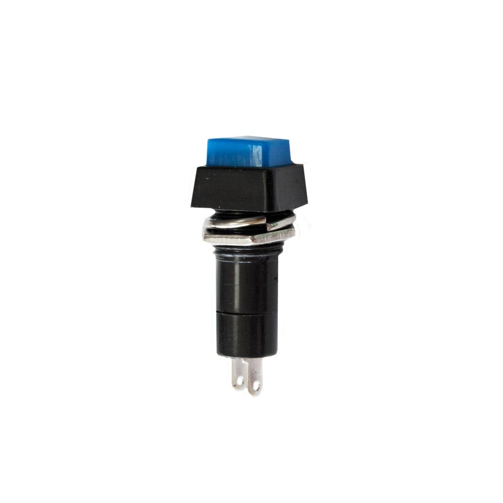 Dihr Bouton Poussoir Bleu 250V 16A – Compatible Lave-Vaisselle C40-LS & C40-CF, 1NO, IP40