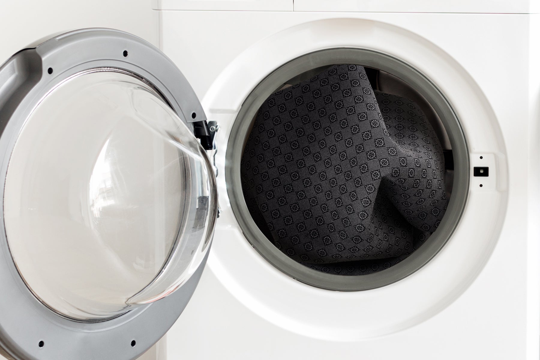 Tappeto da lavaggio moderno LINDO nero, antiscivolo, a pelo lungo 140x190 cm - 5