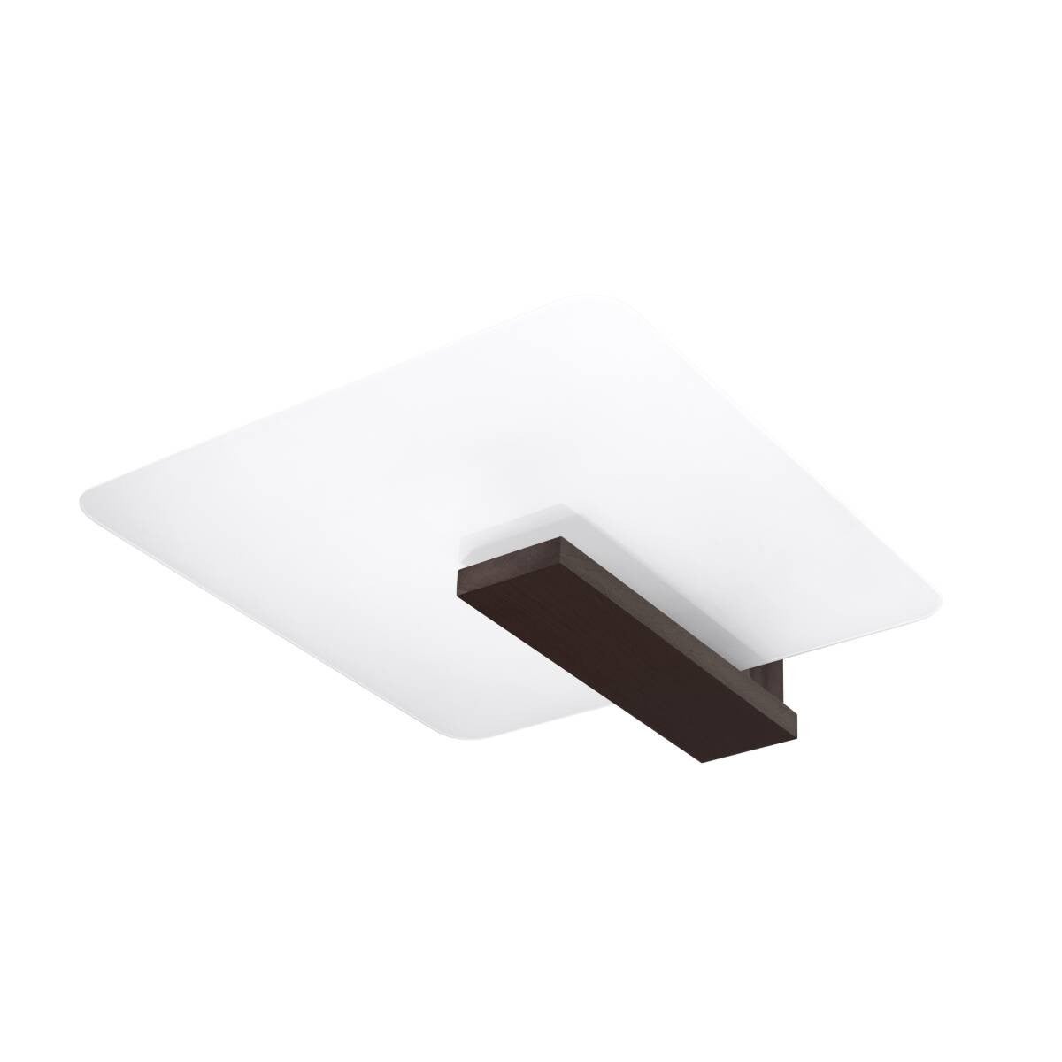 Lampa sufitowa wisząca Lappo wenge 2xE27x15W nowoczesna wym: 47,5 x 40 x 14 cm metal Sollux Lighting