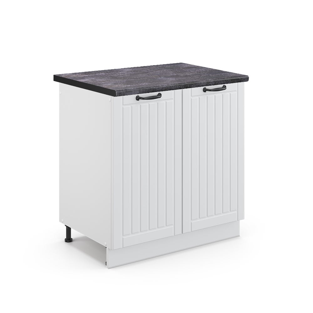 Vicco Szafka pod zlew Fame-Line, Biały domek wiejski, 80 cm , BP Antracyt