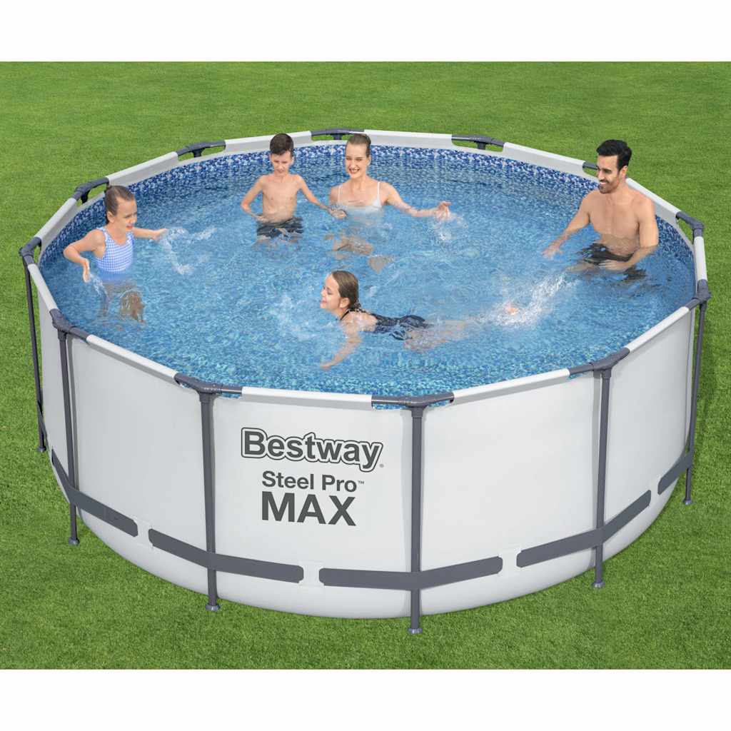 Conjunto piscina redonda Steel Pro MAX 366x122 cm Bestway Leroy Merlin