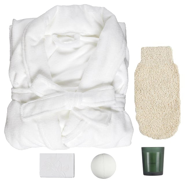 Coffret détente 5 pièces collection L'ART DU REPOS coloris vert senteur amande