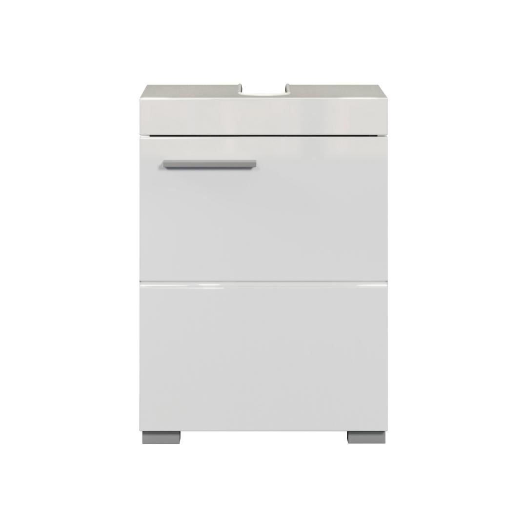 AmandaMandoBea szafka pod umywalkę biały wysoki połysk, biały.