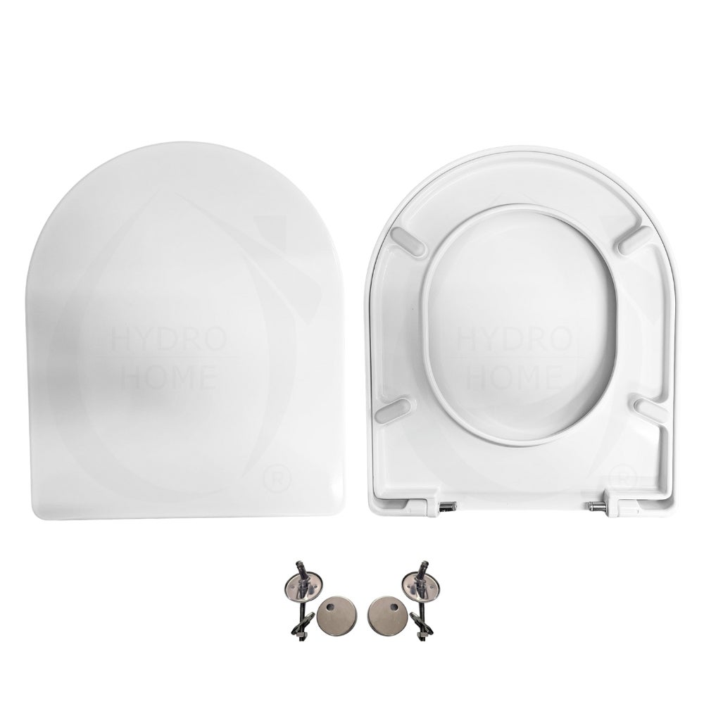 Copriwater Universale One - Sedile Per Water Igienico E Facile Da Pulire, Design Semplice Ed Essenziale Per Il Tuo Bagno, Colore Bianco - 4