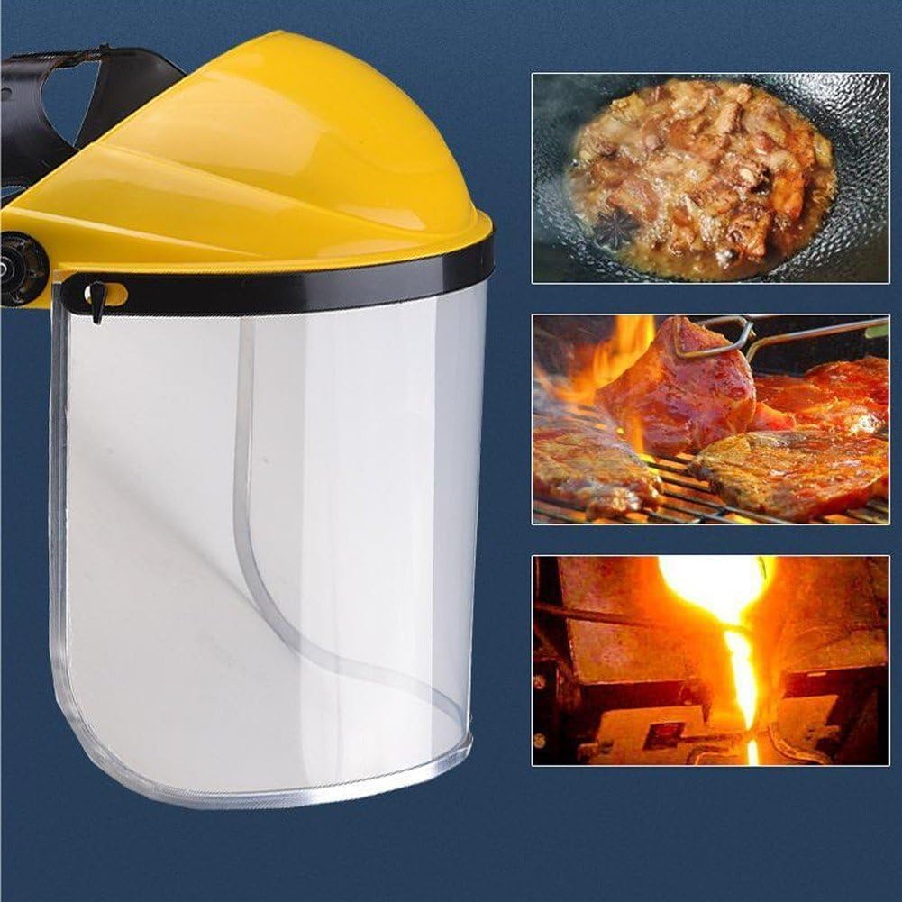 Écran avec Protection Faciale Montée sur Tête, Protection Oculaire, Meulage D'écran, Visière en Polycarbonate Transparent Multi-usages - 4