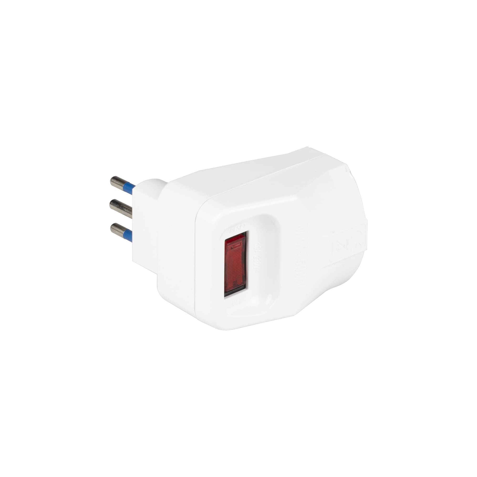 POLY POOL PP2384 Adattatore Da Parete Con 2 Prese USB (A+C) – Doppia Presa 10/16A + Schuko, Compatto