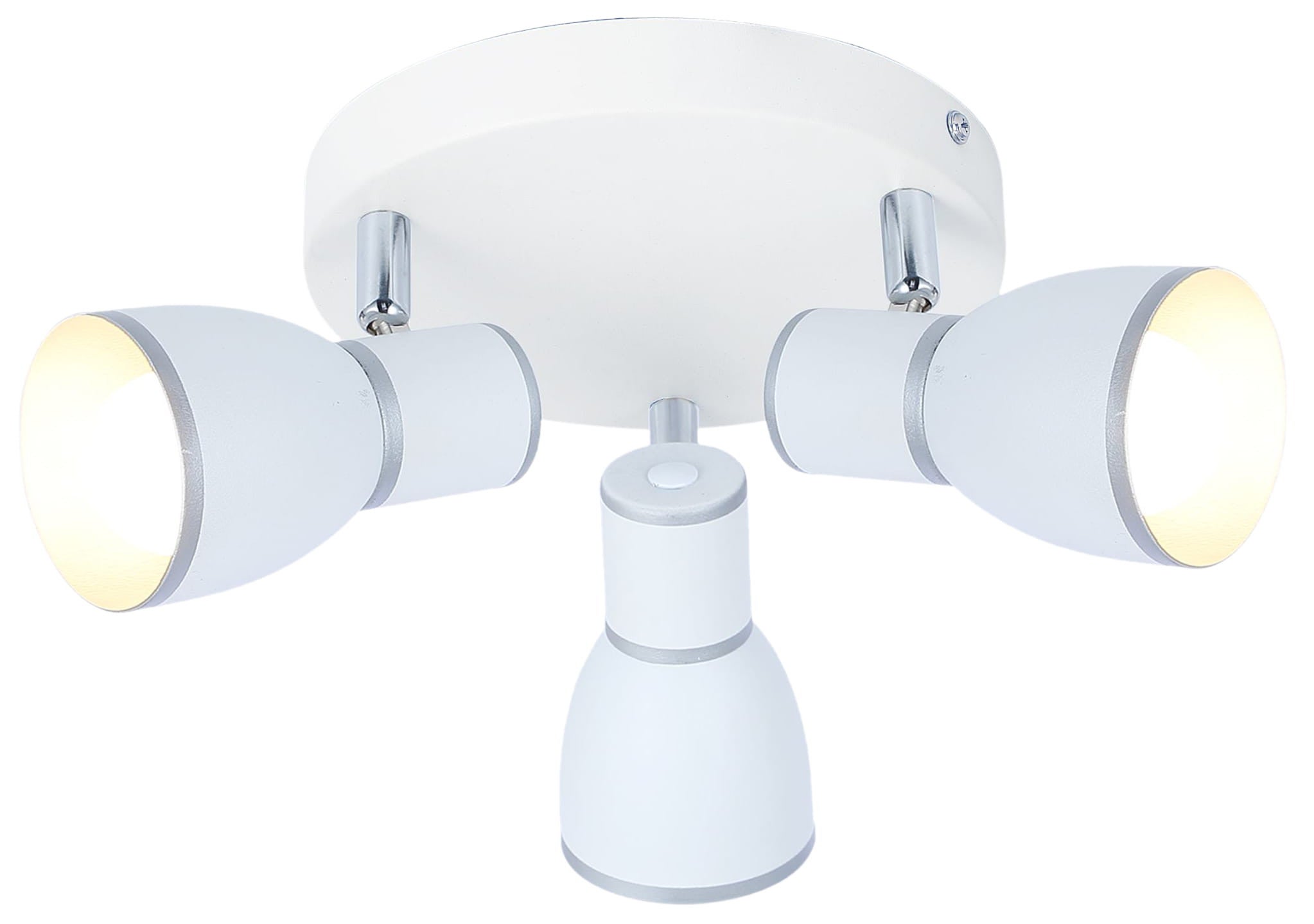 Lampa sufitowa wisząca Fido biała 3xE14x40W wym: 16 x 34 x 34 cm metal Candellux