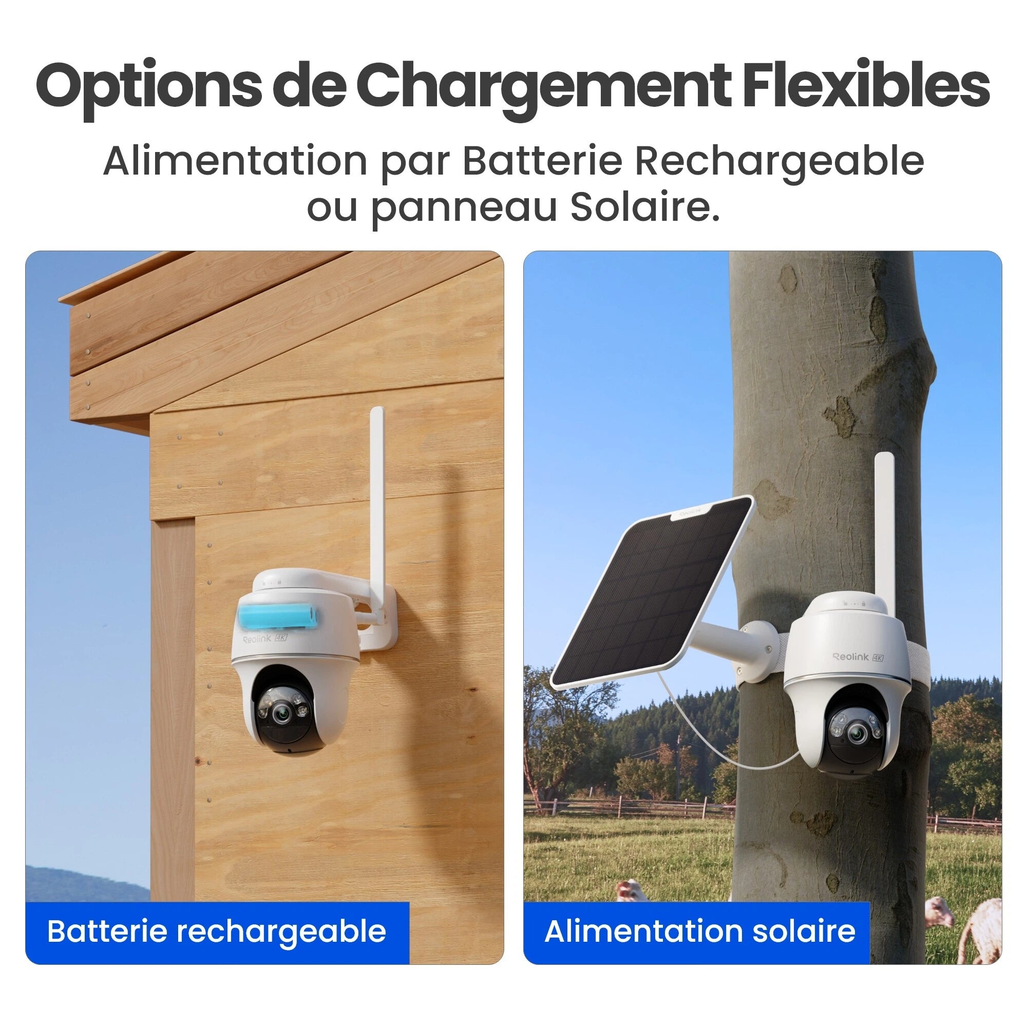 Caméra de surveillance 4K 4G LTE batterie PT sans fil, +SP, Reolink - 6