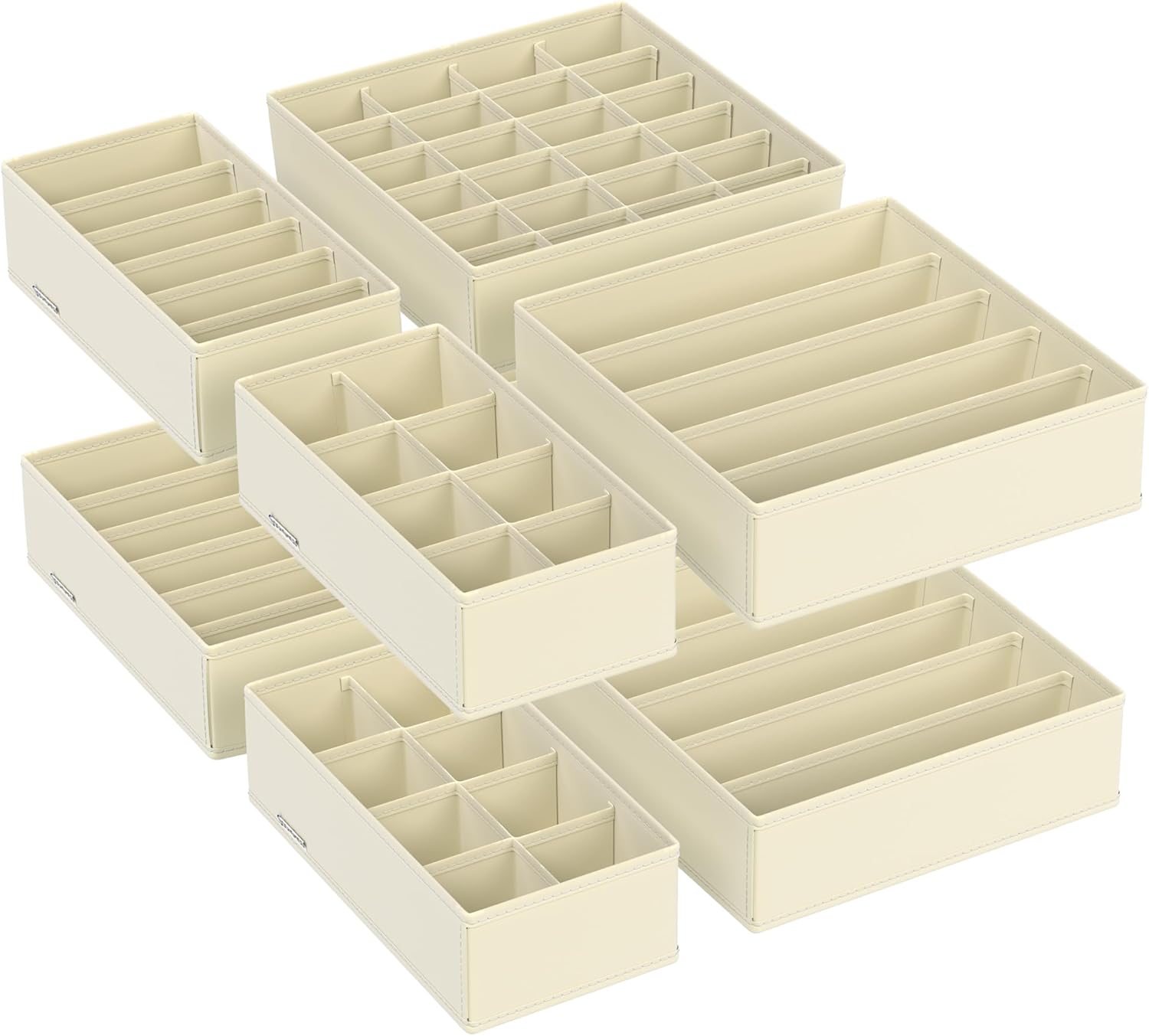 Organisateur Mural Transparent Pour Sous-vêtements - 37x10.6x8.3 Cm, Tiroirs Anti-poussière, Rangement Chaussettes Et Bijoux