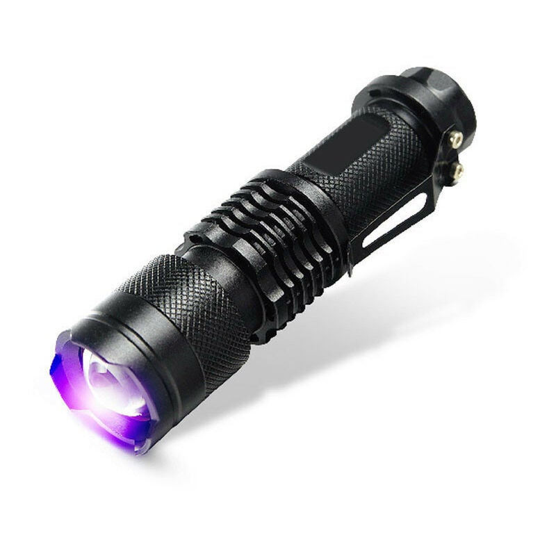 Latarka ultrafioletowa 365 do testowania fluorescencji masek i wykrywania środków fluorescencyjnych