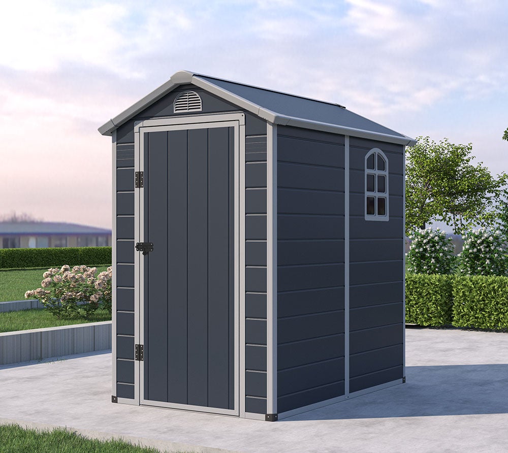 Abri de jardin en plastique Westmann Universo L | Anthracite | - 2