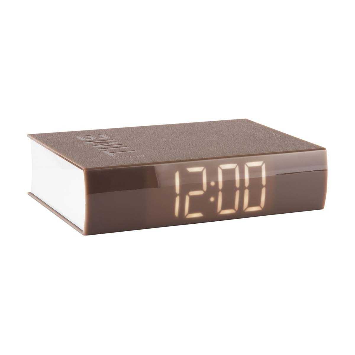 Réveil LED Karlsson Coucou 'Alarme' - Blanc - Placage Bois - KA6061WH