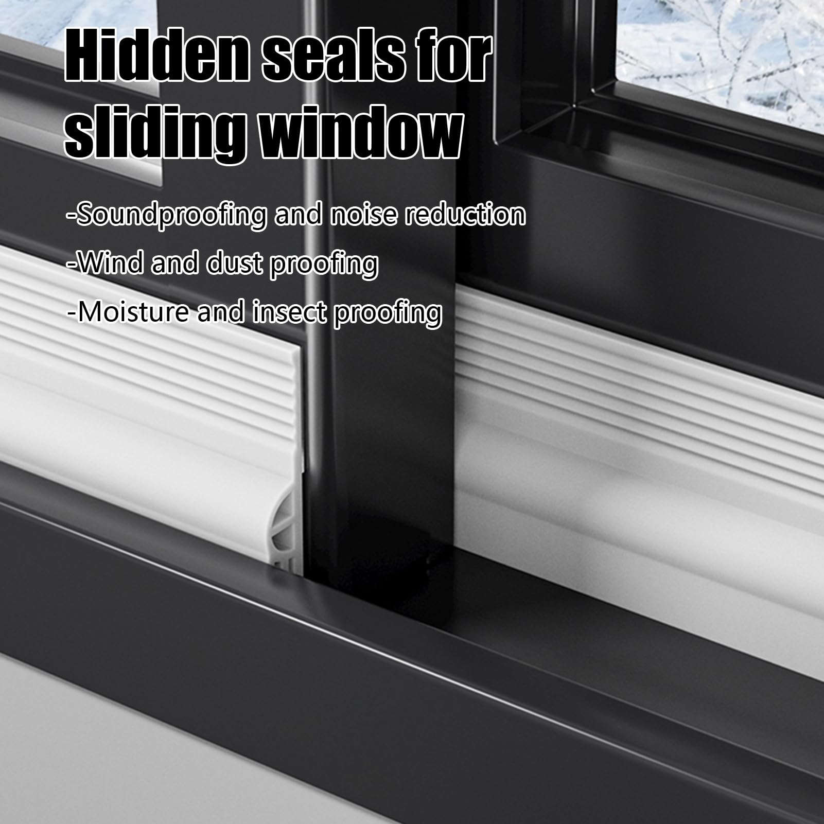 Farley Windows Fenêtre coulissante double blanche de 36 po L x 16 po H
