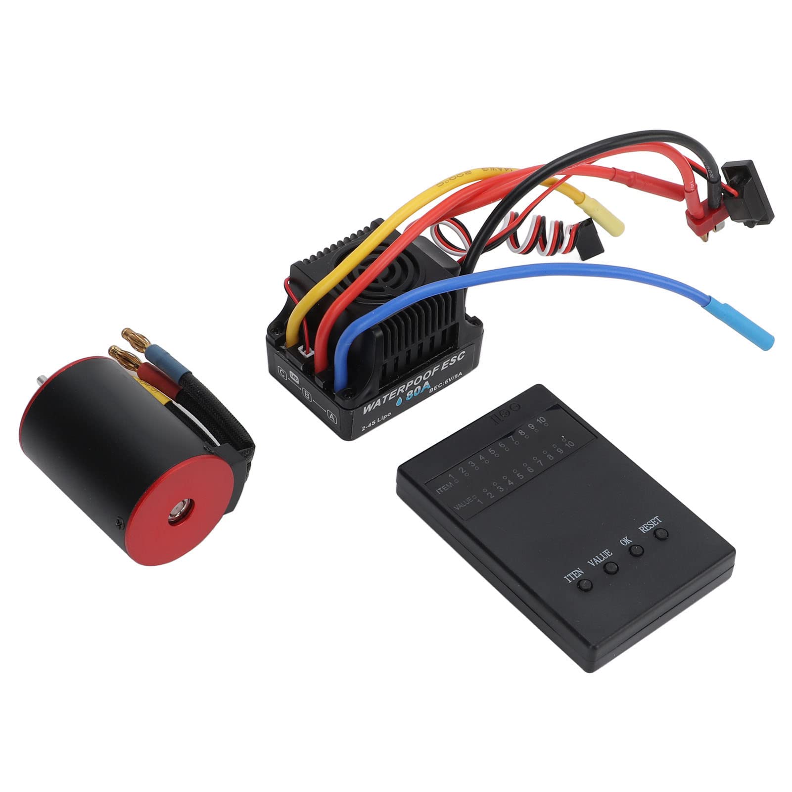 Moteur sans balais 3650 3900KV 80A ESC, moteur sans balais étanche