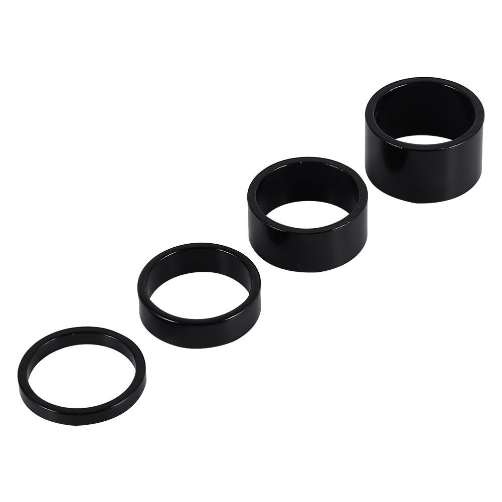 Entretoise de casque en alliage d'aluminium, 4 pezzi, 5mm/10mm/15mm/20mm, tige avant de vélo, rondelle de four | Leroy Merlin