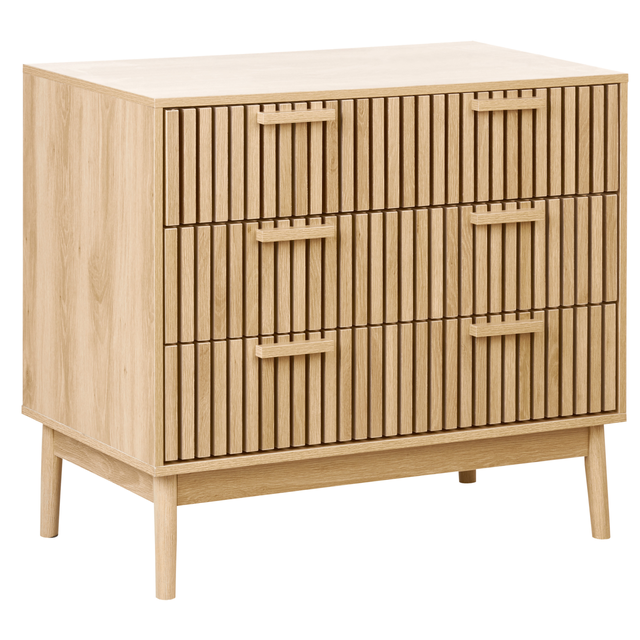 Cassettiera 3 cassetti LYNWOOD Marrone chiaro