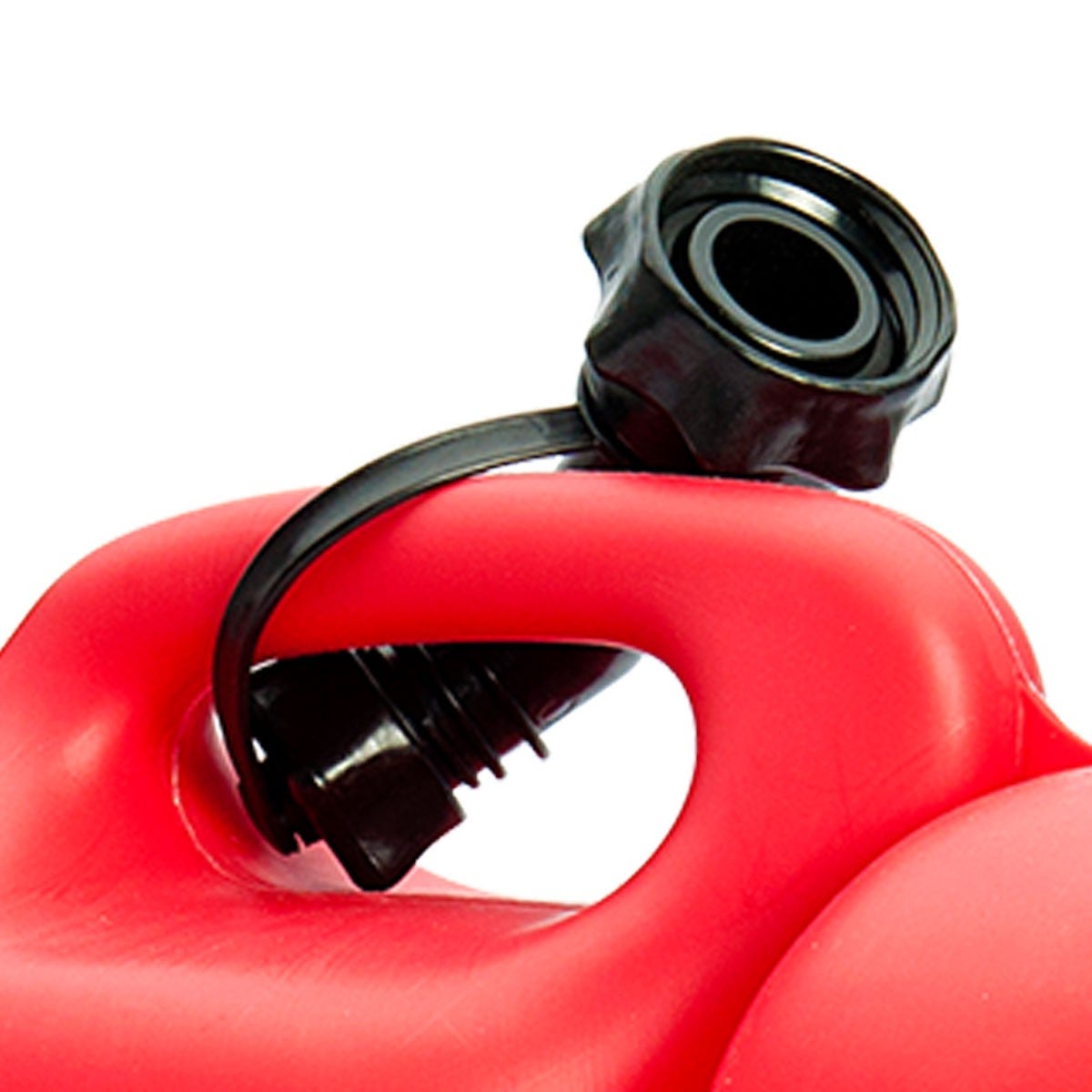 Jerrycan Essence 5 Litres Noir Avec Serrure Et Clé - Bidon De Secours Pour Voiture, Résistant