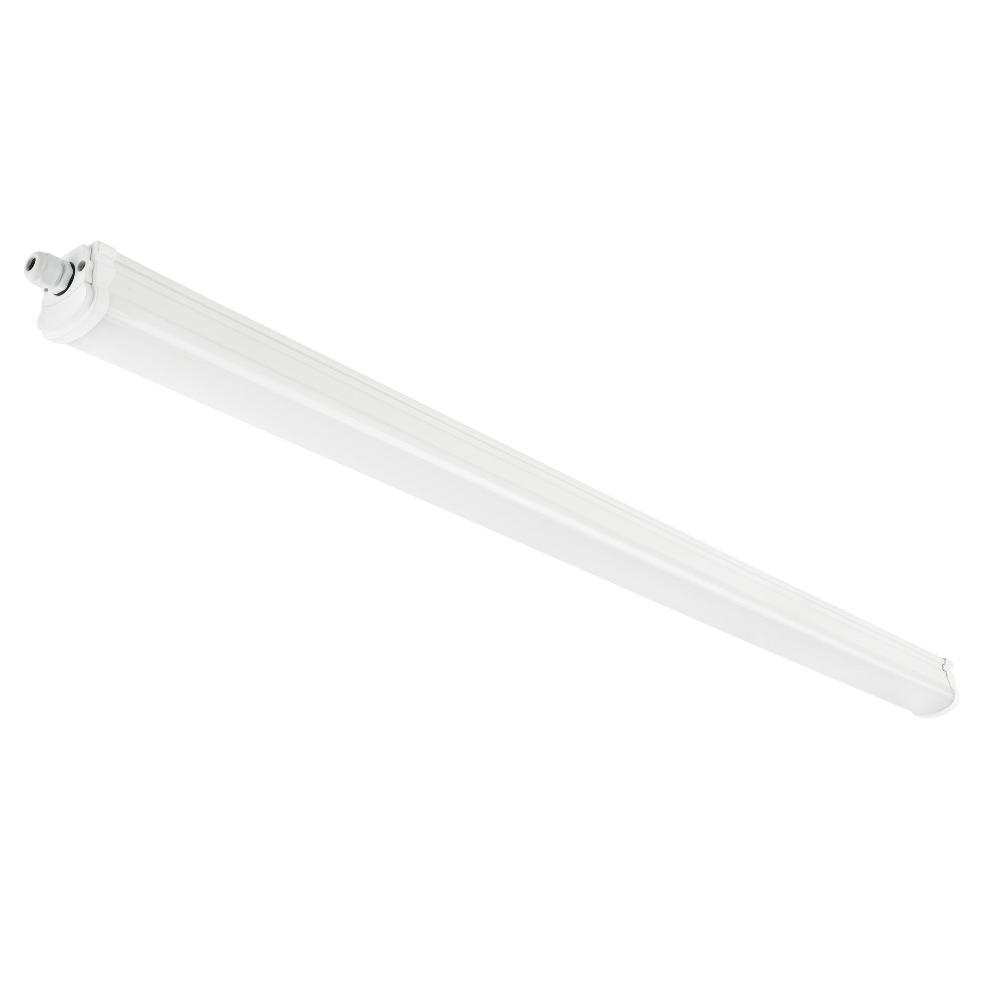Réglette OAKLAND 120 Single Matière plastique Blanc, H.6.3 - IP65 - LED ...
