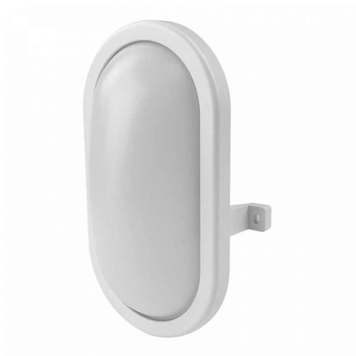 Plafon Torton owalny biały LED 8W 4000K 640lm wym: 14,3 x 7,9 cm IP54 tworzywo sztuczne Ecolight