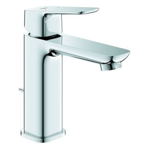 Grohe Cubeo single-lever basin mixer, M-size, 116mm projection, drain set, 1017490000