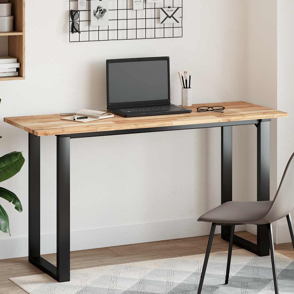 Tablero de mesa rectangular madera maciza acacia 160x50x2 cm vidaxl