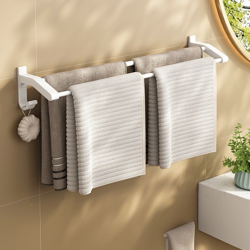Porte-Serviettes De Salle De Bain Porte-Serviettes Rotatif Espace Porte-Serviettes En Aluminium