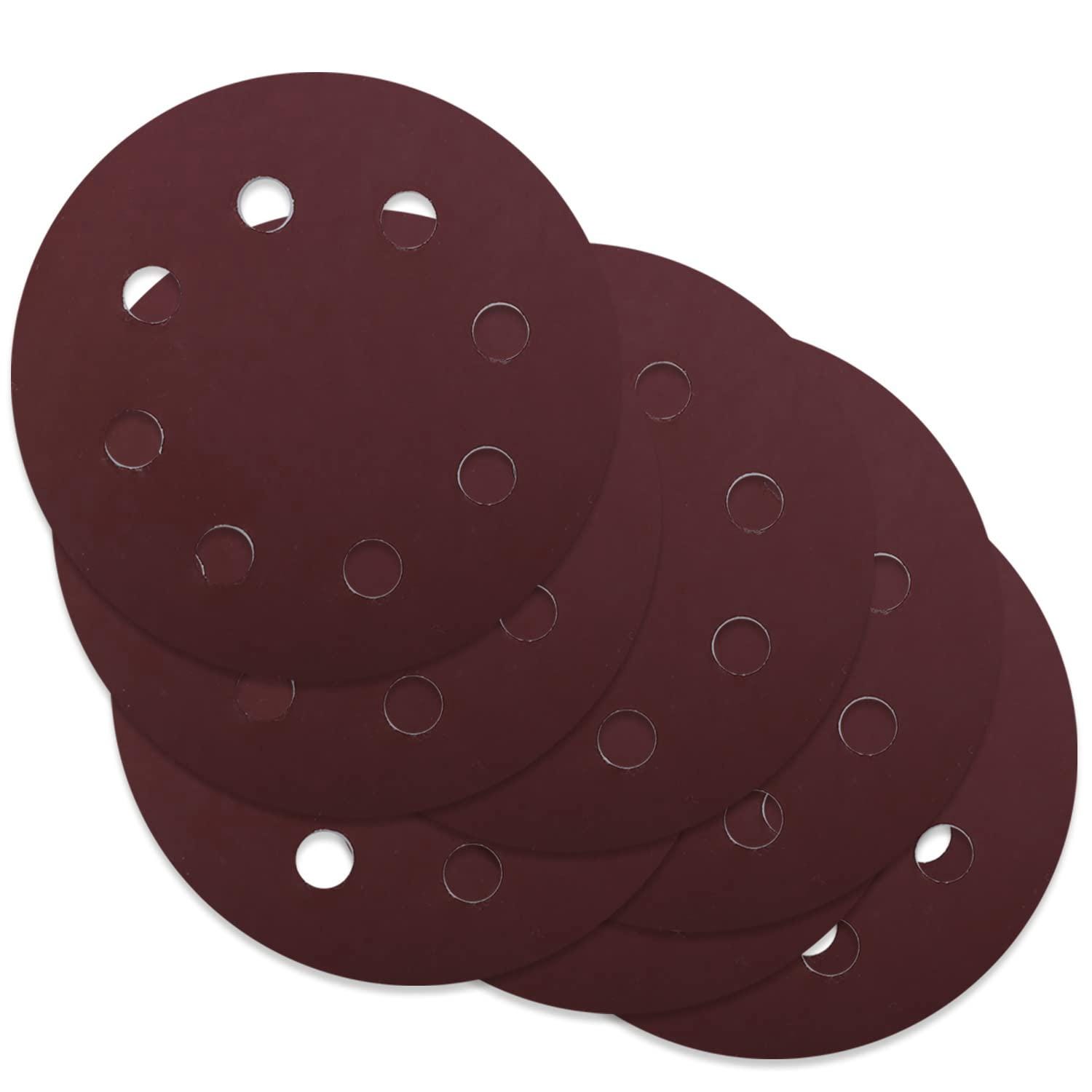 Xox-disques De Ponage Papier Abrasifs 125mm, 100 Disques Abrasifs, disque à poli Xox-disques De Ponage Papier Abrasifs 125mm, 100 Disques Abrasifs, disque à poli