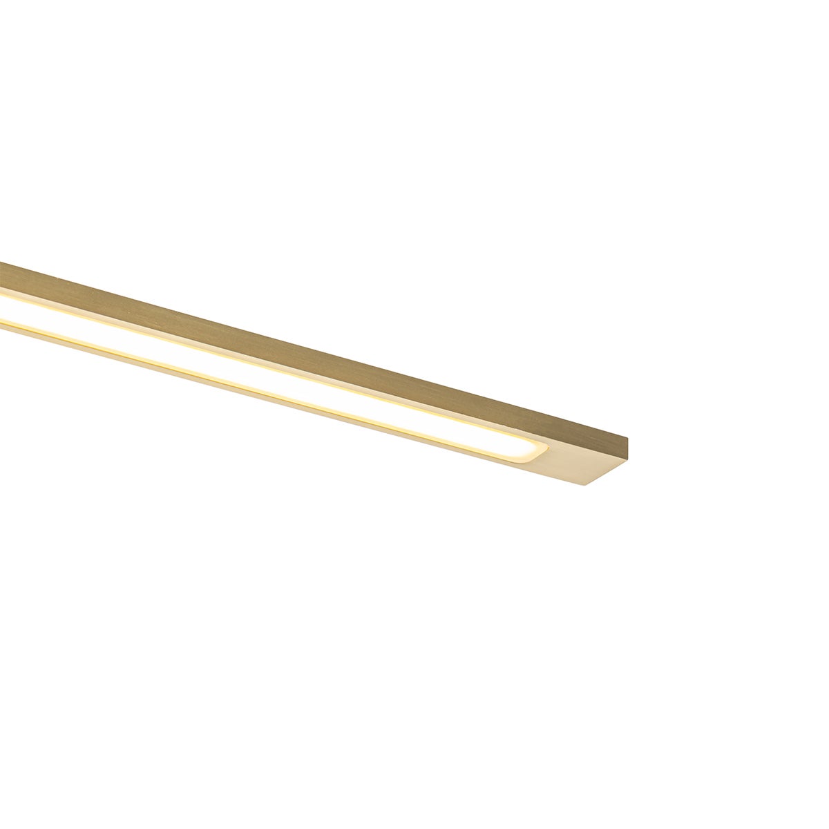 Qazqa design applique murale - Jerre - doré/laiton, led intégrée 22w incluse, Integrated led, 2700k, blanc chaud, 62cm, IP44, - 5