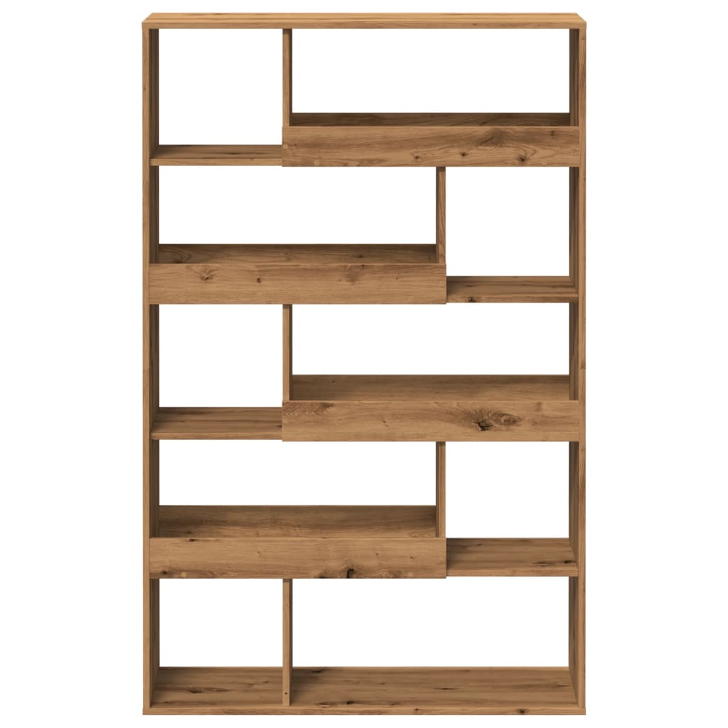 Bibliothèque pour Séjour en Bois Marron H. 33 x l. 100 x P. 33 cm - 4