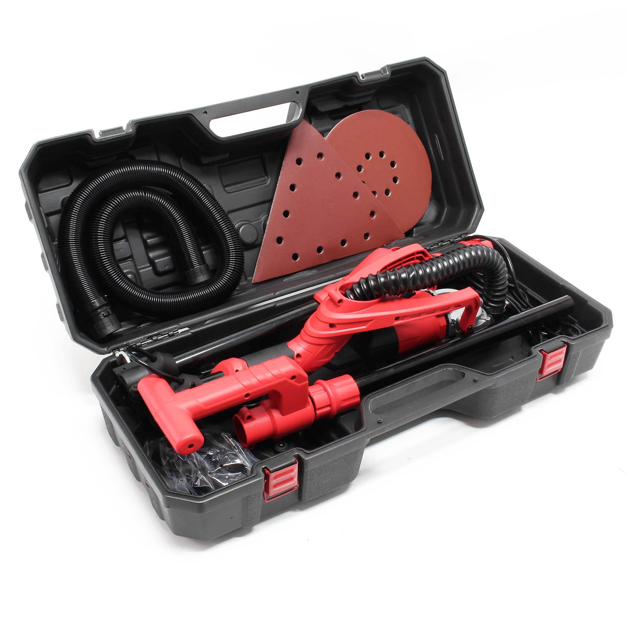 Ponceuse de plafond girafe - 710 W - avec Ø Disque de meulage 225 mm / Tige télescopique / 12 disques de ponçage - pour Affûtage Lissage… Wiltec - 4