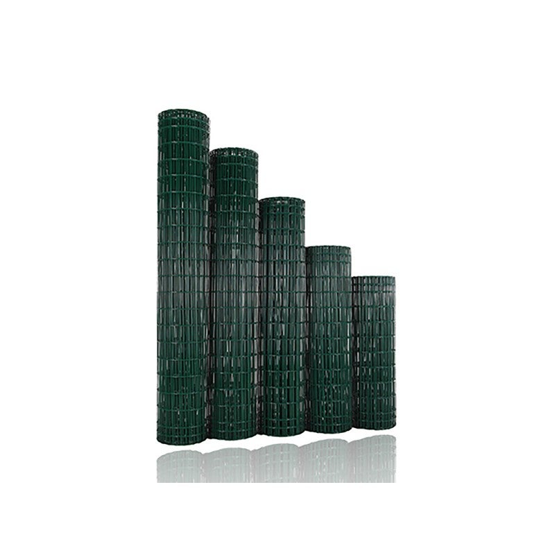 Grillage soudé en rouleau H1m80 x L25m fil 2.5mm maille 100x50 mm Vert - 2