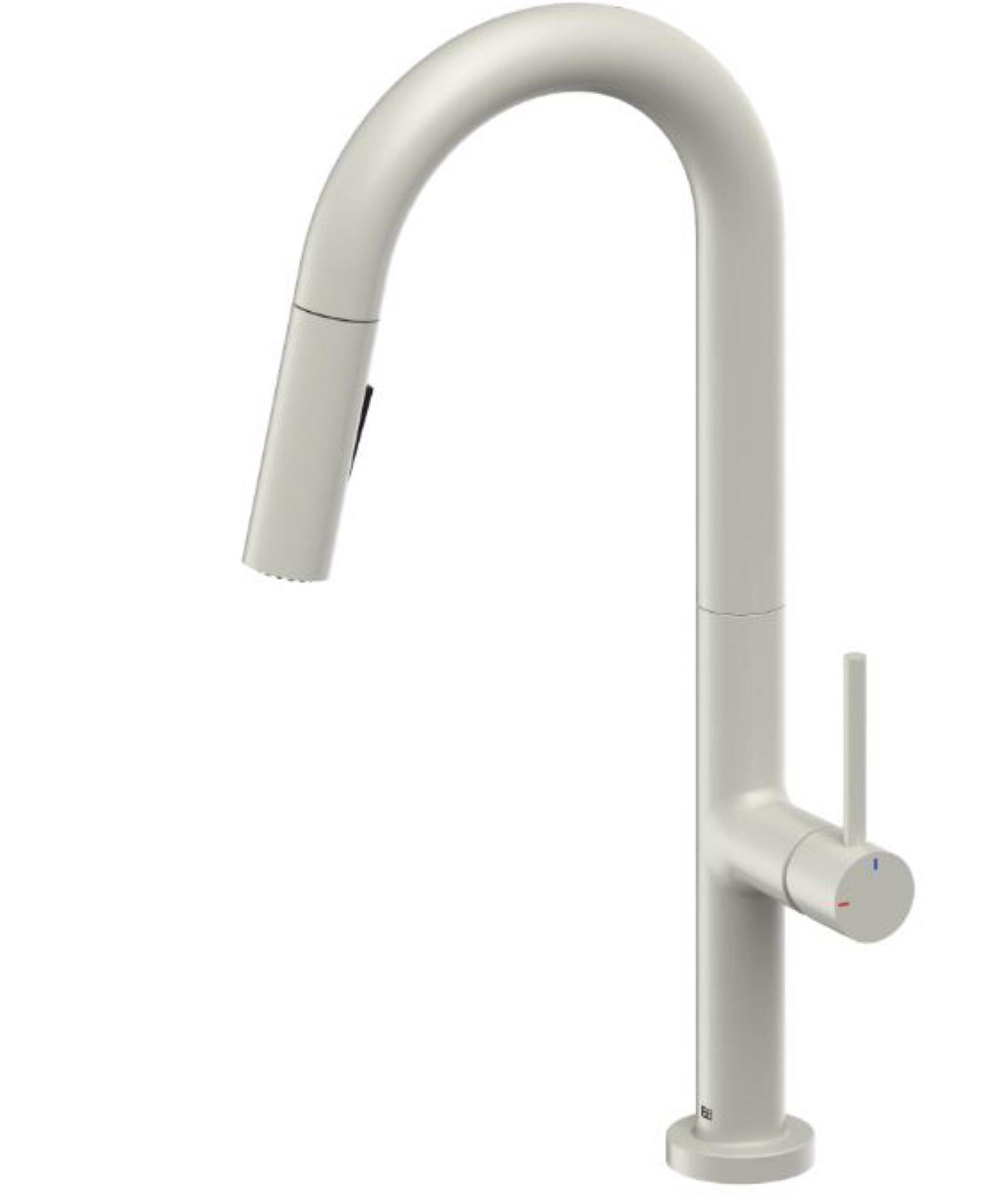 Bateria kuchenna z wyciąganą wylewką ESSEBAGNO Portofino biała