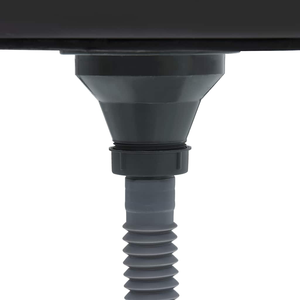 Évier de cuisine avec égouttoir argenté 800 x 500 x 155 mm en inox - 7