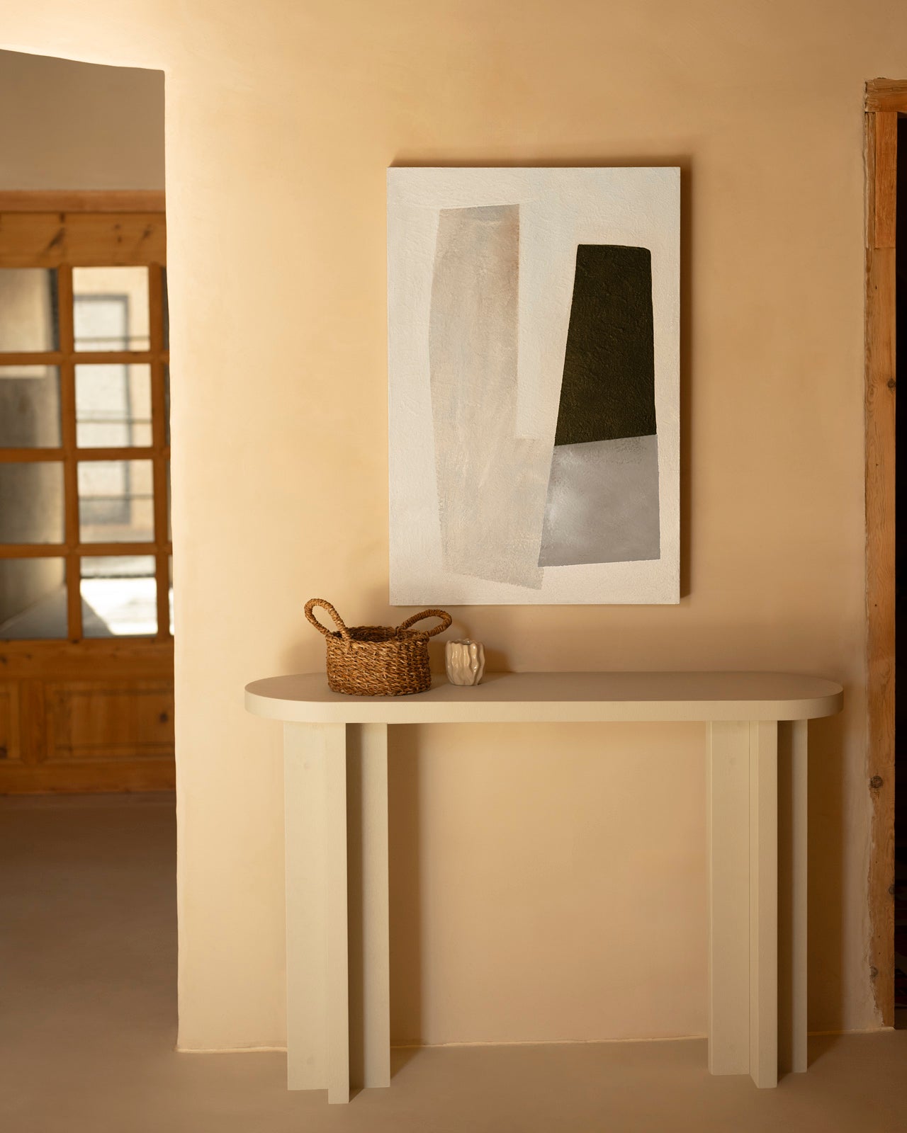 SAMUEL - Cuadro decorativo pintado artesanalmente al oleo sin marco 60x80cm - DECOWOOD - 2