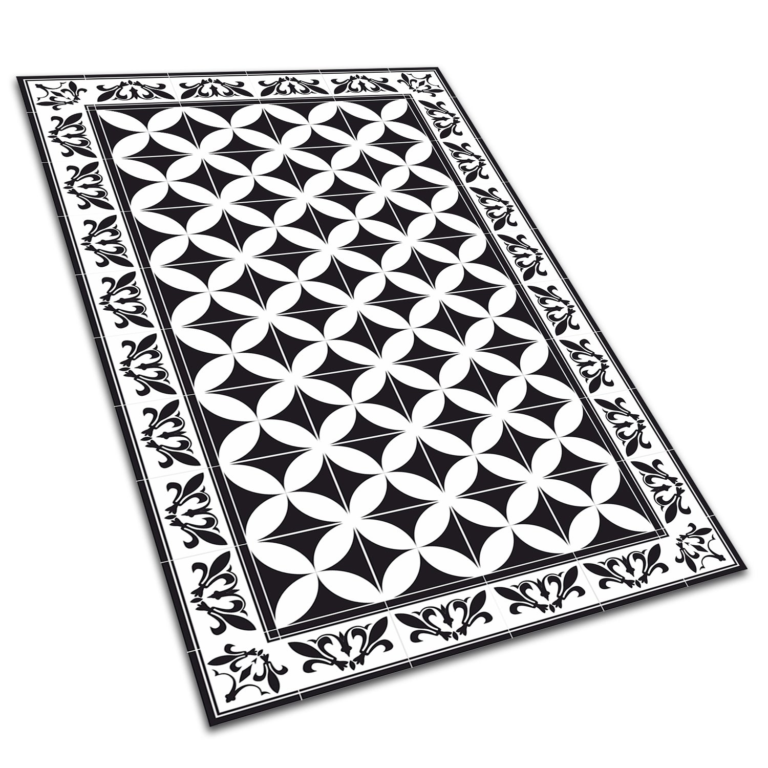 Dywan winylowy mozaika jasne kamienne płytki mata winylowa do kuchni elegancka 90x60 cm – Tulup