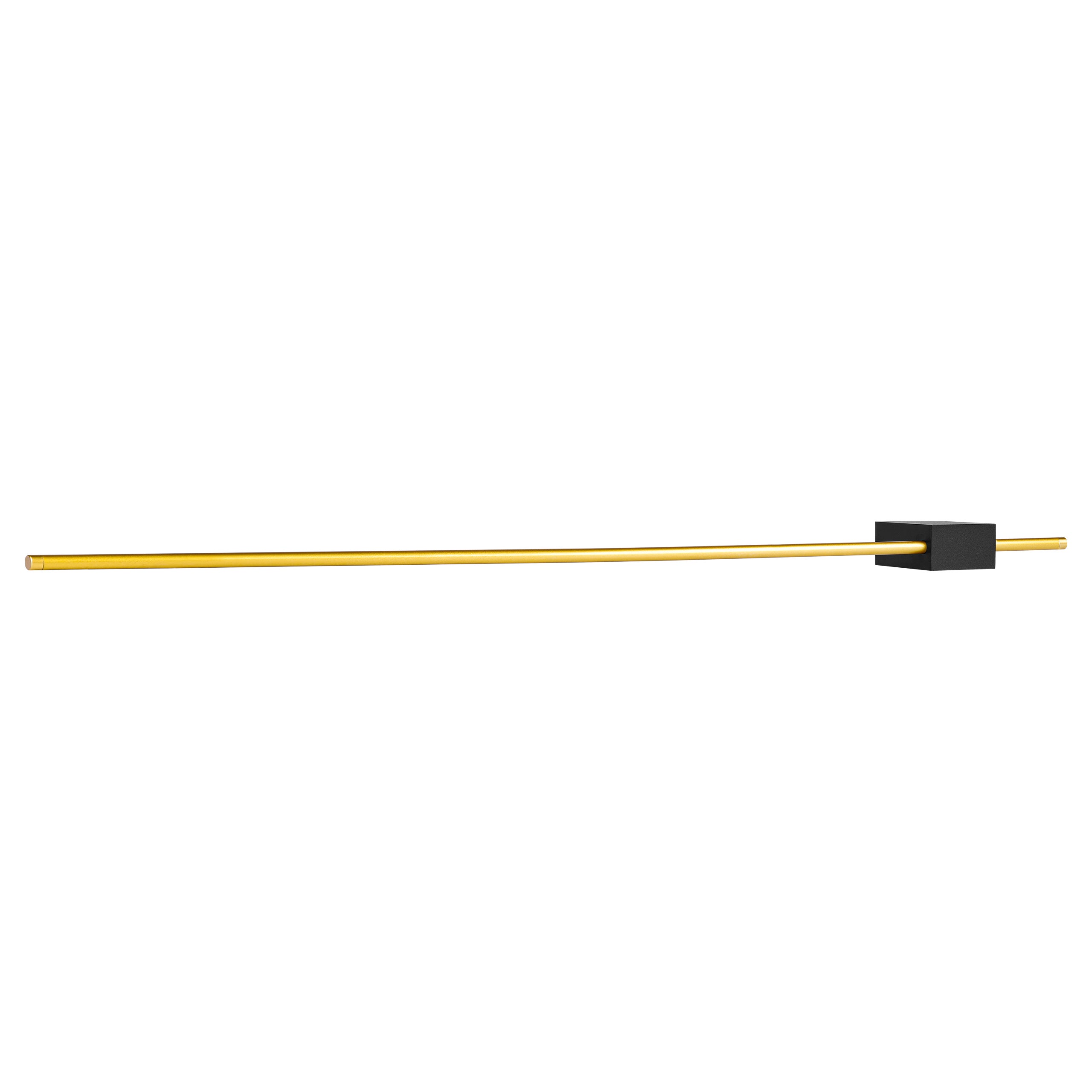 Kinkiet ścienny LED Como 90cm 9W IP20 4000K wewnętrzny zloty czarny lampa MasterLED - 5