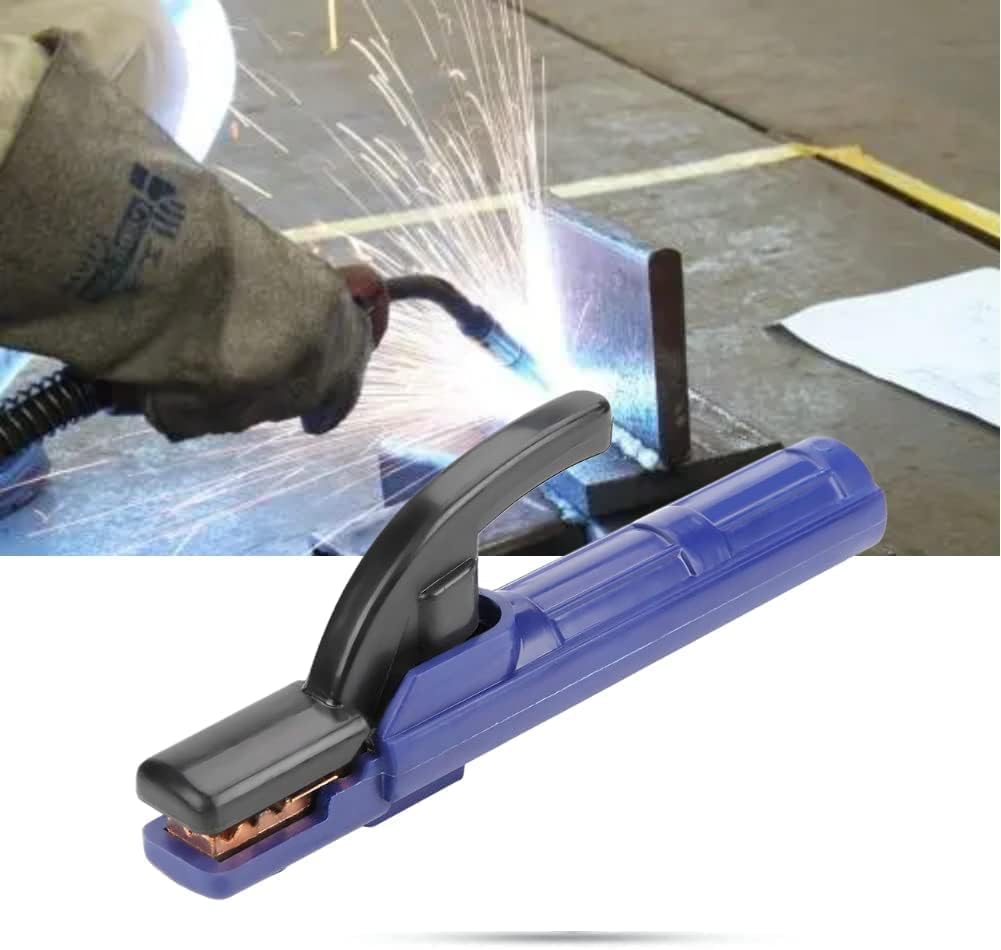 Câble Machine à Souder 300A 3m – Pince Porte-Électrode + Pince Masse – Pour Soudeuse Inverter MMA ARC – Robuste & Isolé